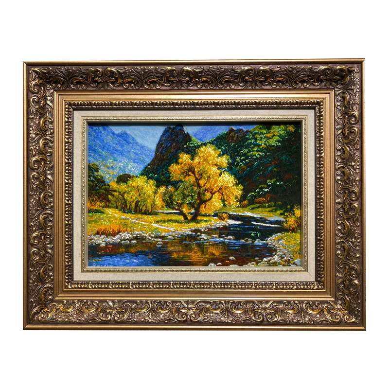 تابلو فرش دستبافت طرح منظره کد 8378644