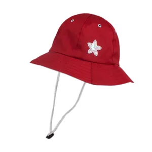 کلاه آفتابگیر بچگانه طرح گل کد KOB-31