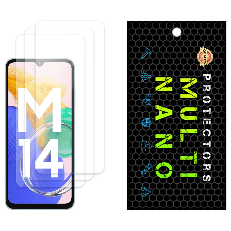 محافظ صفحه نمایش مولتی نانو مدل X-S3N مناسب برای گوشی موبایل سامسونگ Galaxy M14 4G بسته سه عددی
