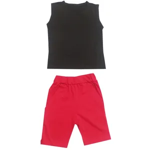 ست تاپ و شلوارک بچگانه مدل 72062