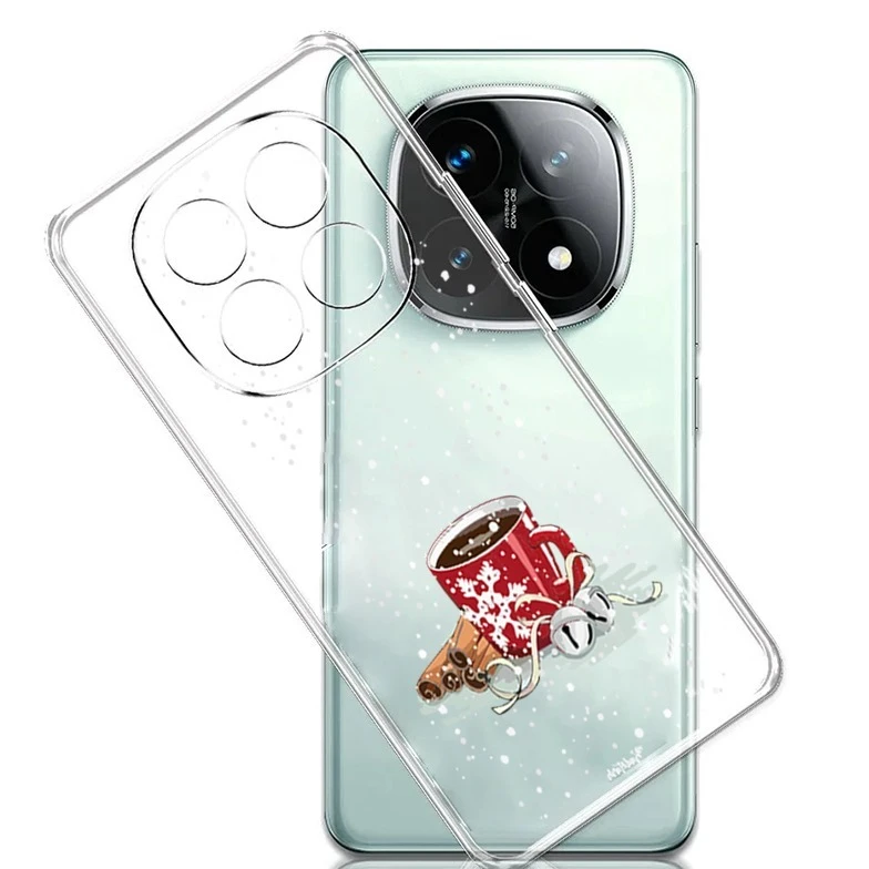 کاور طرح Snow & Coffee مناسب برای گوشی موبایل شیائومی Redmi Note 14 Pro Plus