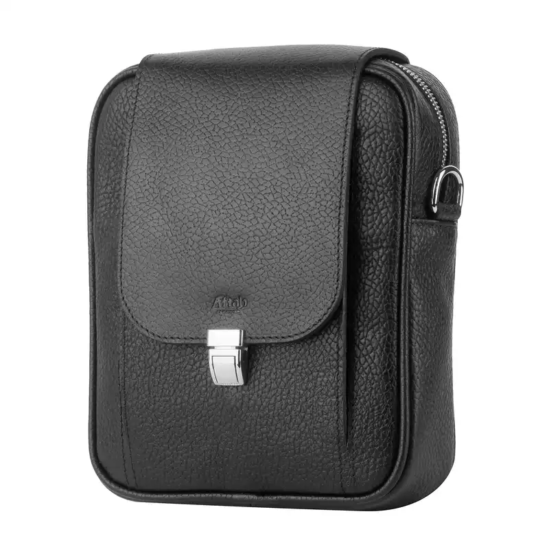 کیف دوشی چرم آفتاب مدل B3