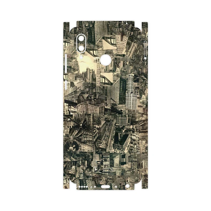 برچسب پوششی ماهوت مدل Collage of Skyscraper-FullSkin مناسب برای گوشی موبایل آنر Play