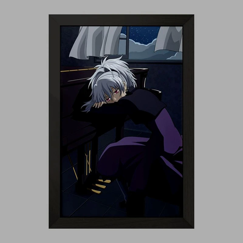 تابلو خندالو مدل یین انیمه تاریک تر از سیاهی Darker Than Black  کد 22575