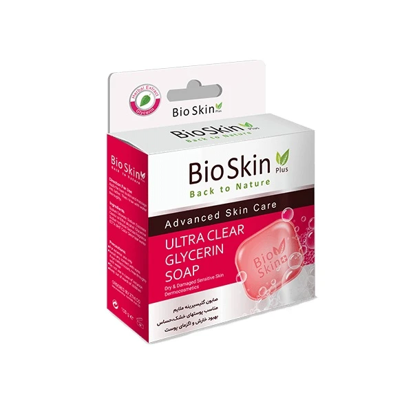 صابون شستشو بایو اسکین مدل GLYCERIN وزن 100 گرم