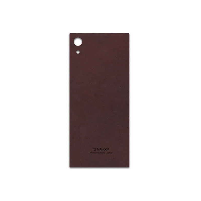 برچسب پوششی ماهوت مدل Matte-Dark-Brown-Leather مناسب برای گوشی موبایل سونی Xperia XA1