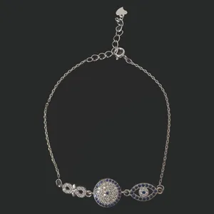 دستبند نقره زنانه مدل B78