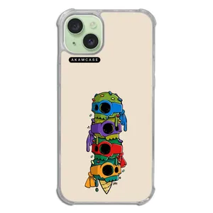 AKAM AMC-WTA15PLUS-NINJA TURTLES5 Cover For Apple iPhone 15 Plus