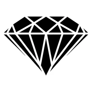 برچسب بدنه خودرو مارکت میکس طرح الماس مدل Diamond کد 1146MMIX