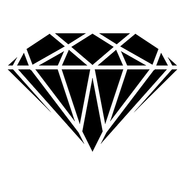 برچسب بدنه خودرو مارکت میکس طرح الماس مدل Diamond کد 1146MMIX