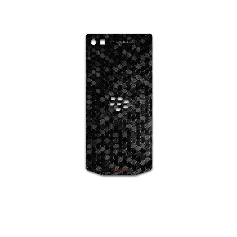 برچسب پوششی ماهوت مدل Honey-Comb-Circle مناسب برای گوشی موبایل بلک بری Porsche Design P9982
