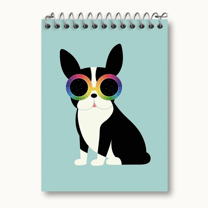 دفتر یادداشت 50 برگ خندالو مدل سگ کد 5082