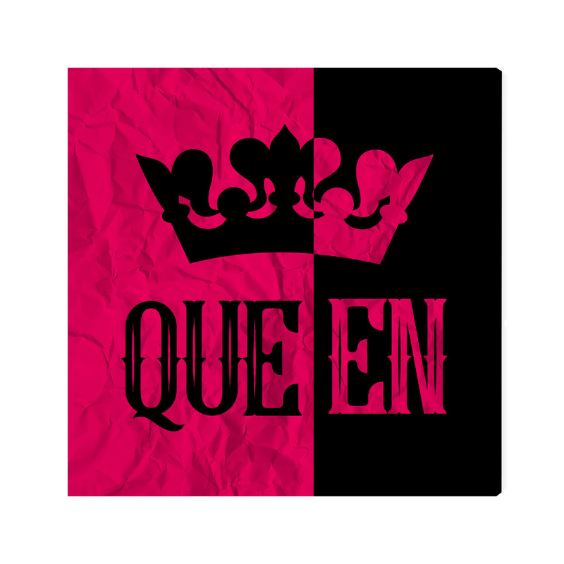 تابلو شاسی عرش مدل نوشته Queen کد As1652