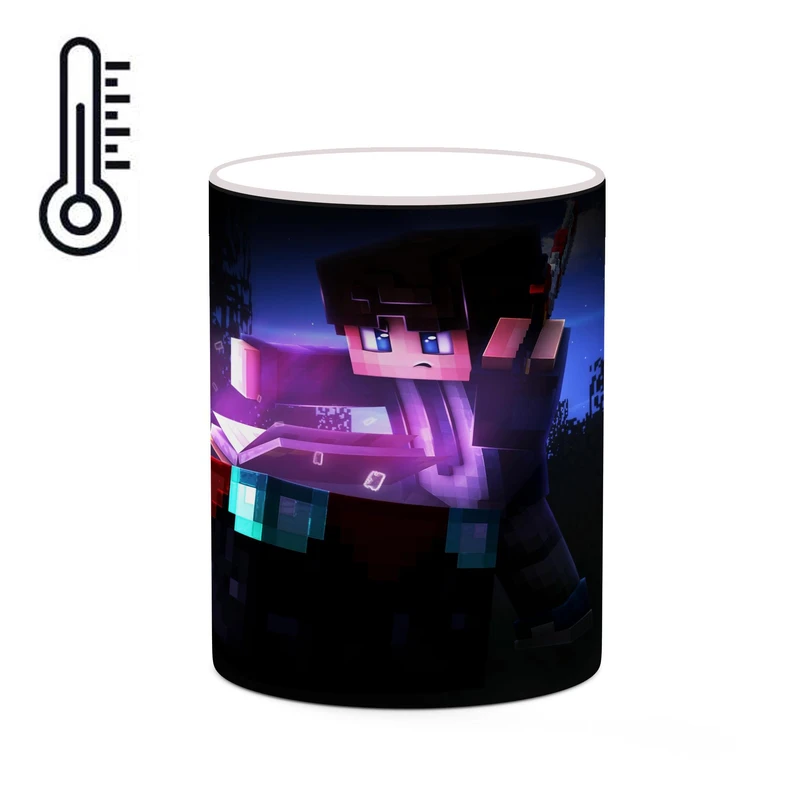 ماگ حرارتی کاکتی طرح ماینکرافت minecraft مدل mgh41180