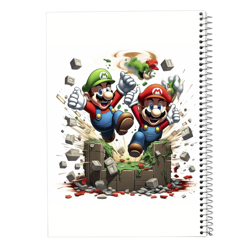 دفتر نقاشی 50 برگ مدوپد مدل super mario کد DF2797