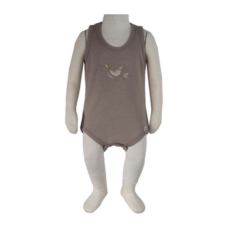 ست 5 تکه لباس نوزادی آدمک مدل پرنیان کد 320002 رنگ نسکافه ای -  - 14