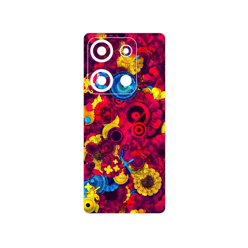 برچسب پوششی ماهوت مدل Vector Flower Garden Digital Art مناسب برای گوشی موبایل شیائومی Redmi Note 14S
