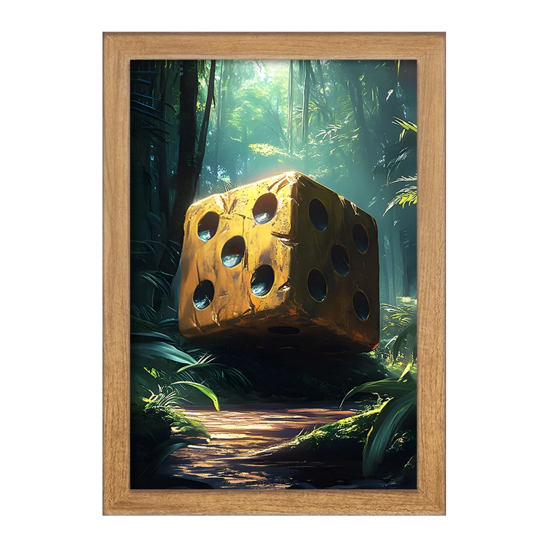 تابلو خندالو مدل تاس (Dice) کد F11773