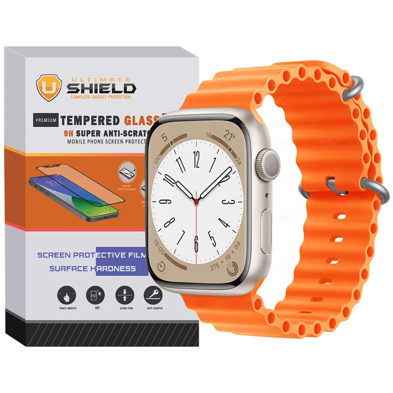 بند آلتیمیت شیلد مدل Ocean مناسب برای اپل واچ Series 7 Aluminum 41 میلی متری