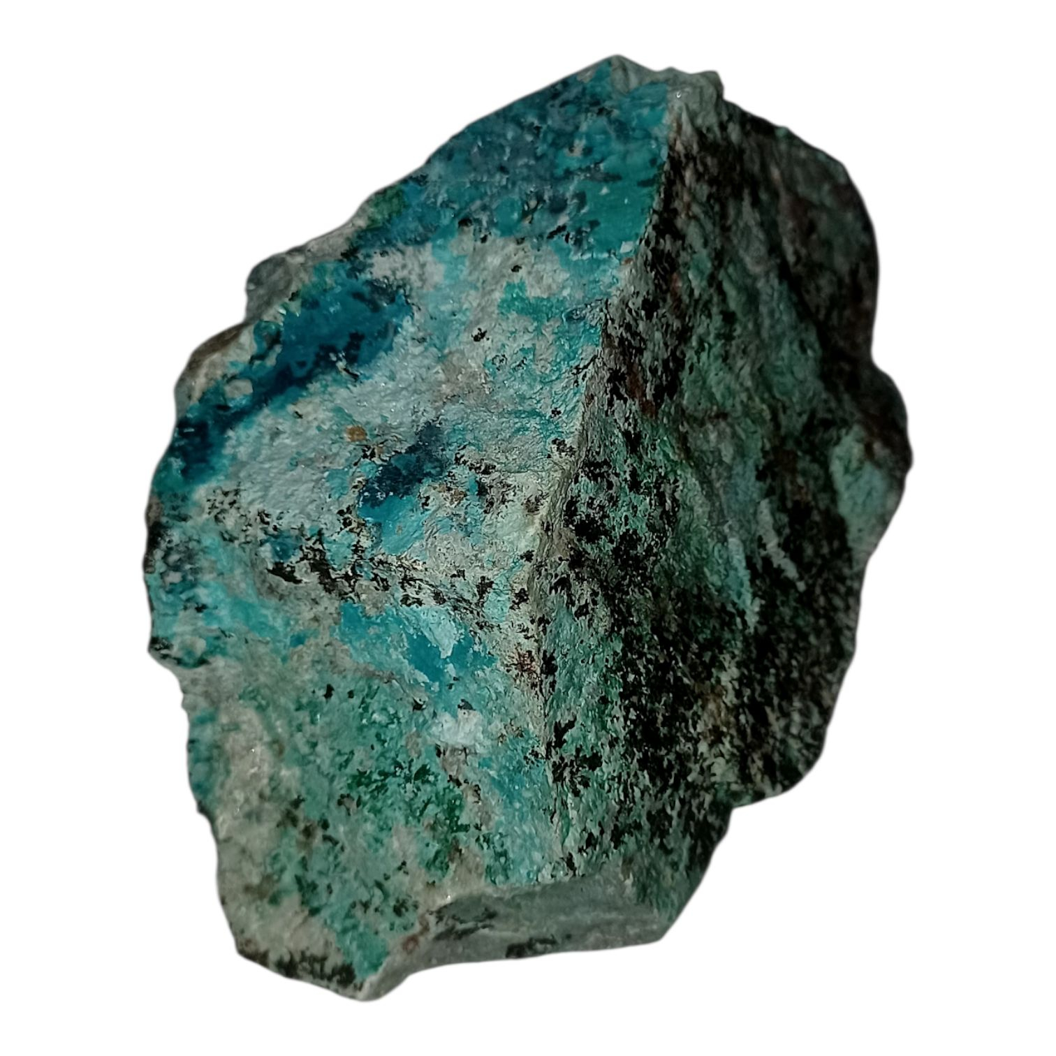 سنگ راف مدل سنگ مس فیروزه ای کد 0760