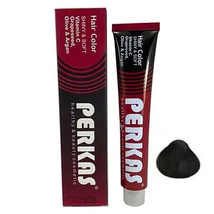 رنگ مو پرکاس شماره N1-1.0 حجم 100 میلی‌لیتر رنگ مشکی