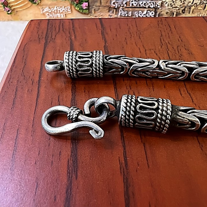 زنجیر نقره مردانه کد glsr-1170