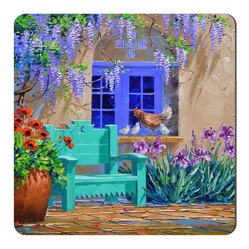 مگنت طرح نقاشی خانه روستایی اروپایی کد wmg4298