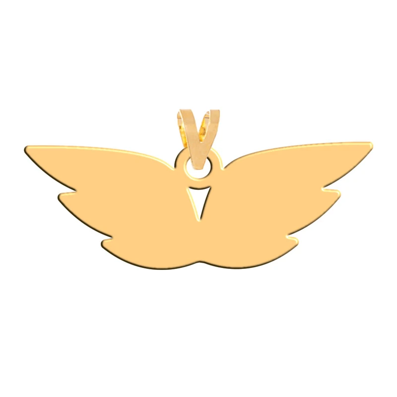 آویز گردنبند طلا 18 عیار زنانه فرشته مدل بال فرشته WNL-000122