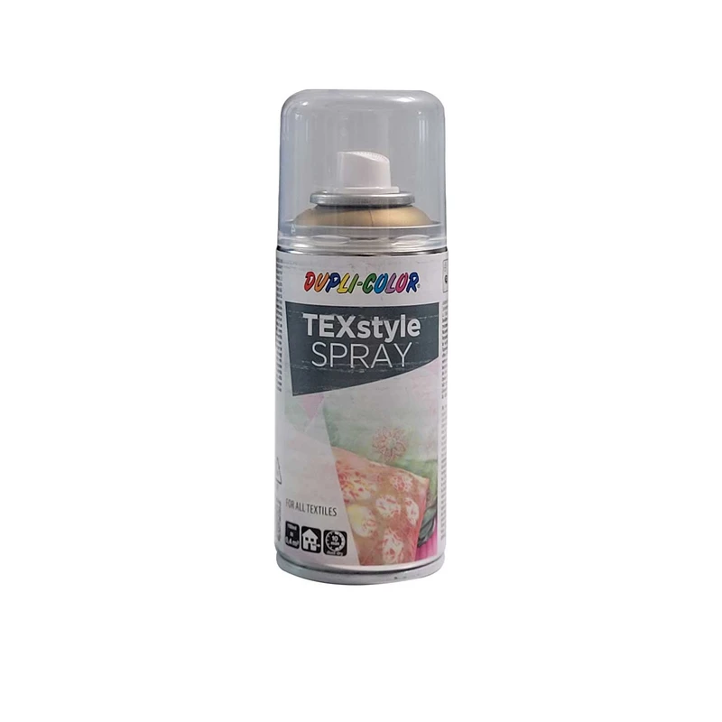 اسپری رنگ پارچه طلایی دوپلی کالر مدل TEXstyle حجم 150میلی لیتر