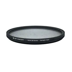 فیلتر لنز کی اند اف مدل COLORED DIFFRACTION STAR STARLIGHT GLARE NANO-B -77MM