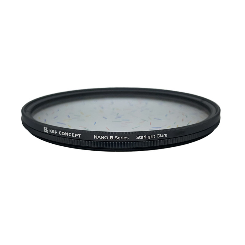 فیلتر لنز کی اند اف مدل COLORED DIFFRACTION STAR STARLIGHT GLARE NANO-B -77MM