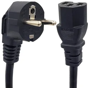 کابل برق سه پین منبع تغذیه کامپیوتر مدل 16A power طول 1.5 متر