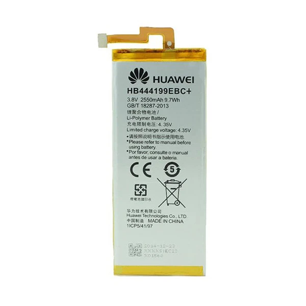 باتری موبایل مدل HB444199EBC ظرفیت 2550mAh مناسب برای گوشی موبایل آنر 4C