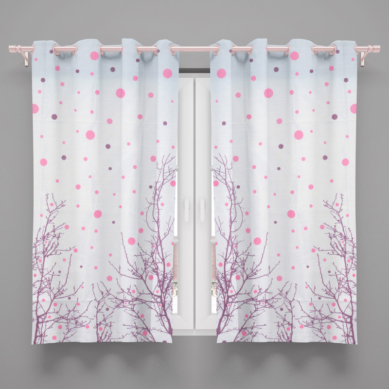 پرده کد DR301 سایز 140x180 سانتی متر