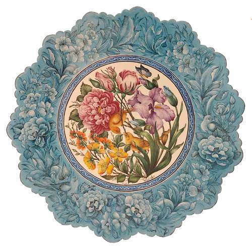 بشقاب میناکاری کد 137