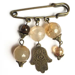 سنجاق سینه زنانه مدل عسل