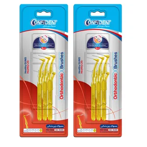 مسواک بین دندانی کانفیدنت کد 0.7 دو بسته 6 عددی
