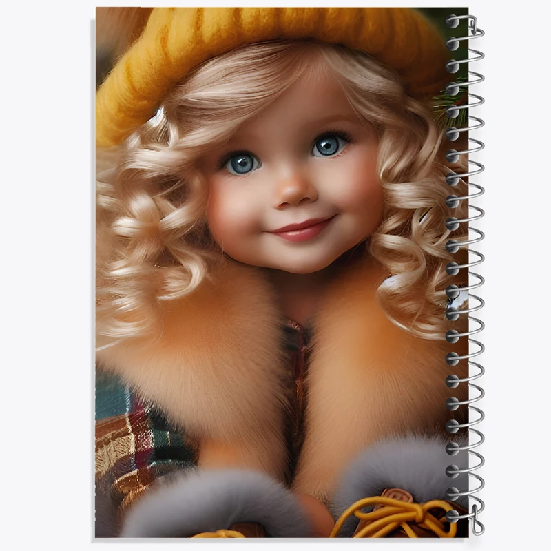 دفتر نقاشی 50 برگ خندالو طرح دخترانه کیوت کد F7564