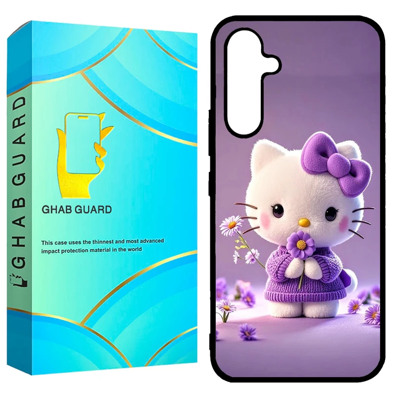 کاور قاب گارد طرح کیتی مدل GCHPA54 مناسب برای گوشی موبایل سامسونگ Galaxy A54