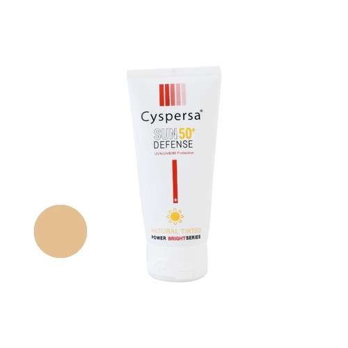 کرم ضد آفتاب رنگی سیسپرسا SPF 50 مدل power bright NT ‌مناسب انواع پوست حجم 50 میلی‌لیتر