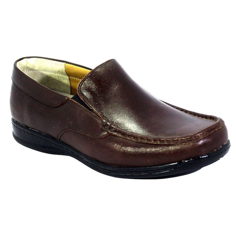 کفش طبی مردانه شهرام طب مدل 1003 رنگ قهوه ای -  - 3