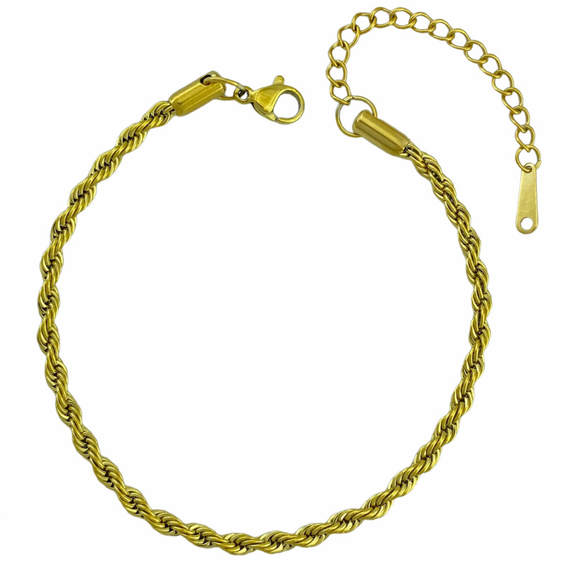 دستبند زنانه مدل طنابی کد B4165