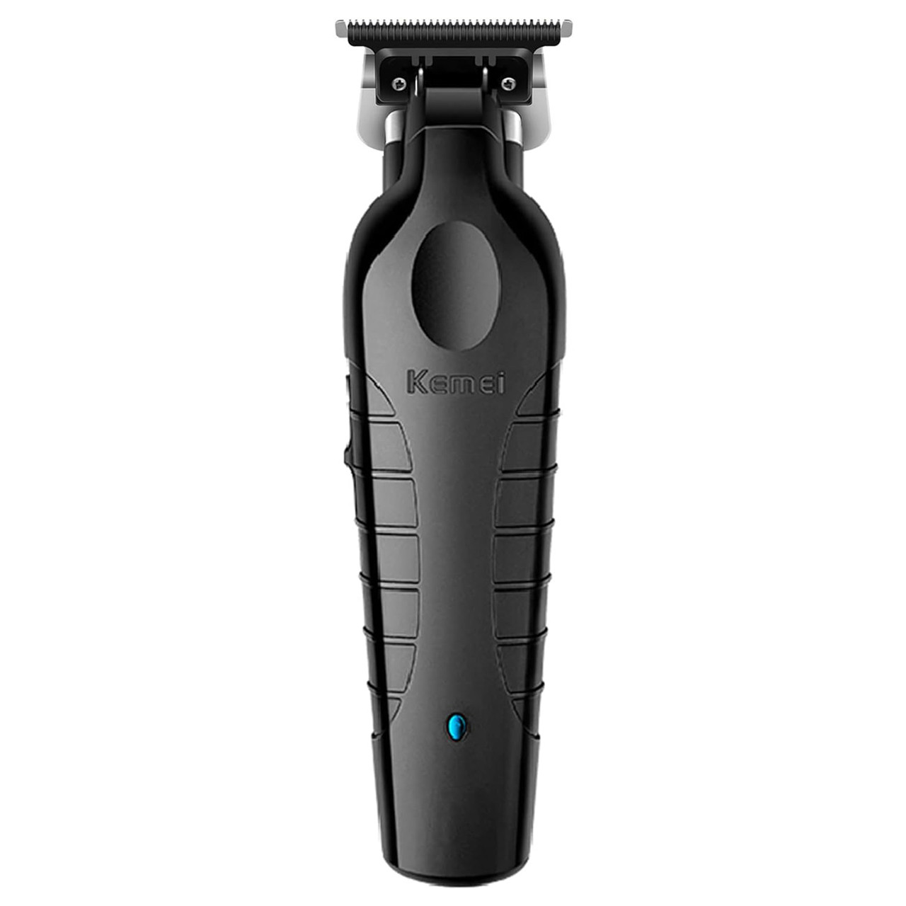 ماشین اصلاح موی صورت کیمی مدل KM-2299+5Vadapter، اصلاح به صورت خط زن،  تکنولوژی اصلاح به صورت برش مستقیم، به همراه آداپتور، برس تمیزکننده، روغن، 3 عدد شانه