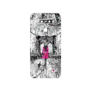 MAHOOT Collage of Catwalk Bridge Cover Sticker for LG K61