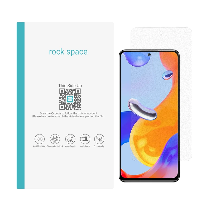 محافظ صفحه نمایش مات راک اسپیس کد MTT مناسب برای گوشی موبایل شیائومی Redmi Note 11 Pro 4G