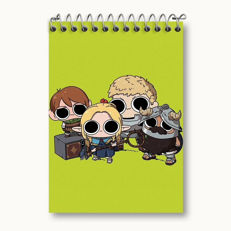 دفتر یادداشت 50 برگ خندالو مدل انیمه خوشمزه در سیاه چال کد 35894