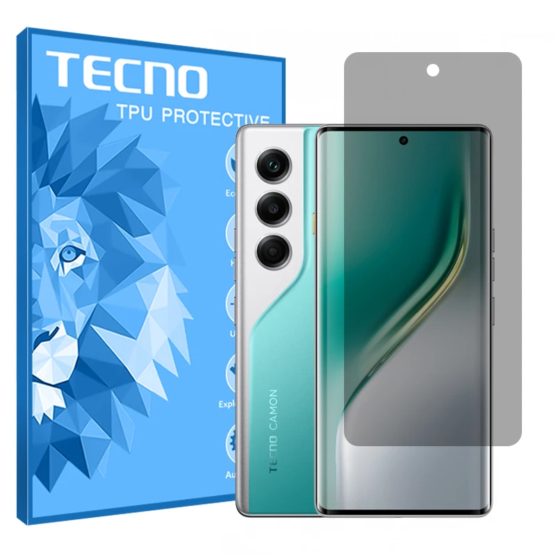 محافظ صفحه نمایش حریم شخصی تکنو مدل هیدروژلی مناسب برای گوشی موبایل تکنو Camon 40 Pro