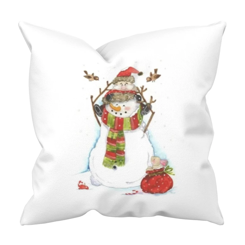 کاور کوسن مدل زمستانی کد 786 سایز 40x40 سانتی متر