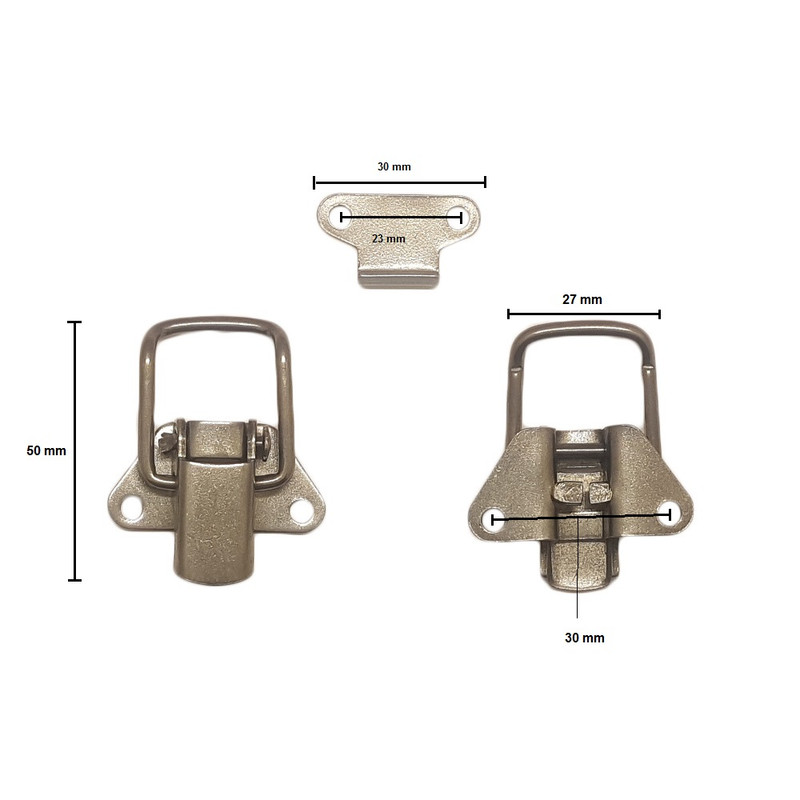 گیره کلمپ مدل پروانه ای بسته 4 عددی گیره کلمپ مدل پروانه ای بسته 4 عددی