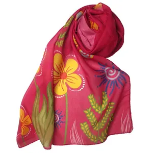 شال دخترانه مدل فلاور